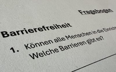 Ju:in-Expert*innen erproben Fragebogen bei der ersten Einrichtung